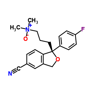 (S)-西酞普蘭 n-氧化物結(jié)構(gòu)式_917482-45-2結(jié)構(gòu)式