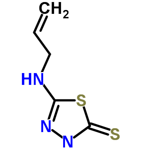 1,3,4-Thiadiazole-2(3h)-thione,5-(2-propen-1-ylamino)-Structure,91780-33-5Structure 1,3,4-Thiadiazole-2(3h)-thione,5-(2-propen-1-ylamino)- Structure,91780-33-5Structure