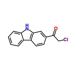 1-(9h-咔唑-2-基)-2-氯-乙酮結(jié)構(gòu)式_92161-43-8結(jié)構(gòu)式