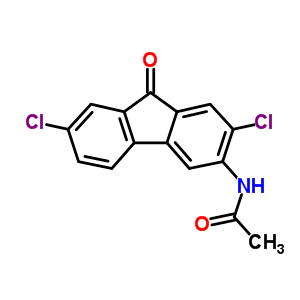 Acetamide, n-(2,7-dichloro-9-oxo-9h-fluoren-3-yl)-Structure,92424-23-2Structure Acetamide, n-(2,7-dichloro-9-oxo-9h-fluoren-3-yl)- Structure,92424-23-2Structure