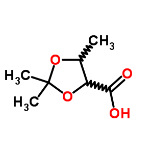 1,3-Dioxolane-4-carboxylicacid,2,2,5-trimethyl-,cis-(9ci)Structure,92741-26-9Structure 1,3-Dioxolane-4-carboxylicacid,2,2,5-trimethyl-,cis-(9ci) Structure,92741-26-9Structure