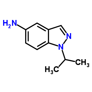 1-異丙基-1H-吲唑-5-胺結(jié)構(gòu)式_928821-18-5結(jié)構(gòu)式
