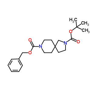 2,8-二氮雜螺[4.5]癸烷-2,8-二羧酸, 2-(1,1-二甲基乙基) 8-(苯基甲基)酯結(jié)構(gòu)式_929301-98-4結(jié)構(gòu)式