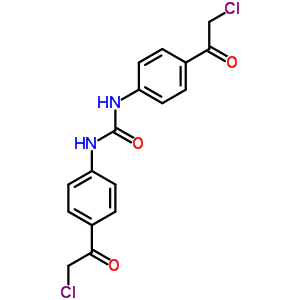 N,N-雙[4-(2-氯乙?；?苯基]-脲結(jié)構(gòu)式_93320-35-5結(jié)構(gòu)式