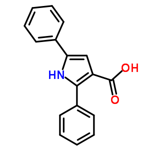 1H-pyrrole-3-carboxylicacid, 2,5-diphenyl-Structure,93325-15-6Structure 1H-pyrrole-3-carboxylicacid, 2,5-diphenyl- Structure,93325-15-6Structure