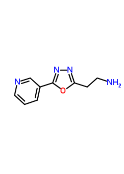 5-(3-Pyridinyl)-1,3,4-oxadiazole-2-ethanamineStructure,933754-48-4Structure 5-(3-Pyridinyl)-1,3,4-oxadiazole-2-ethanamine Structure,933754-48-4Structure