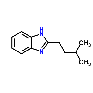 (9ci)-2-(3-甲基丁基)-1H-苯并咪唑結構式_946-18-9結構式