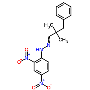 N-[(2,2-二甲基-3-苯基-亞丙基)氨基]-2,4-二硝基-苯胺結(jié)構(gòu)式_978-42-7結(jié)構(gòu)式
